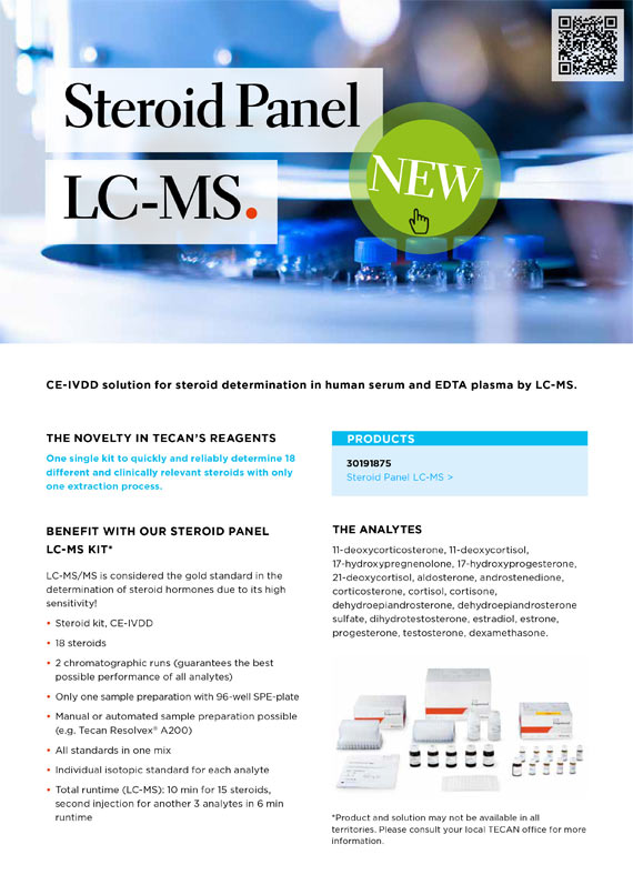Flyer Steroid Panel LCMS