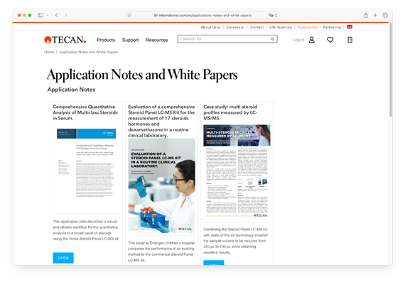 page: Application Notes and White Papers