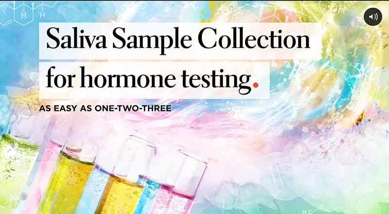 Video: Saliva sample collection for hormone testing