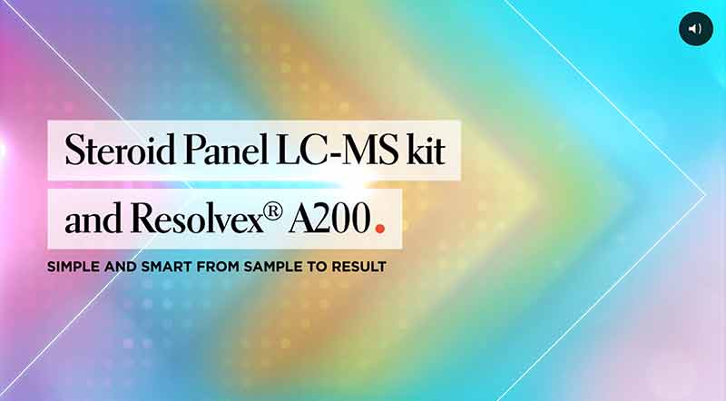 Webinar: Steroid panel LC-MS product and solution introduction
