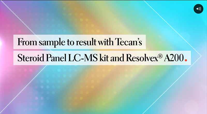 video: Steroid Panel LC-MS and Resolvex A200: workflow